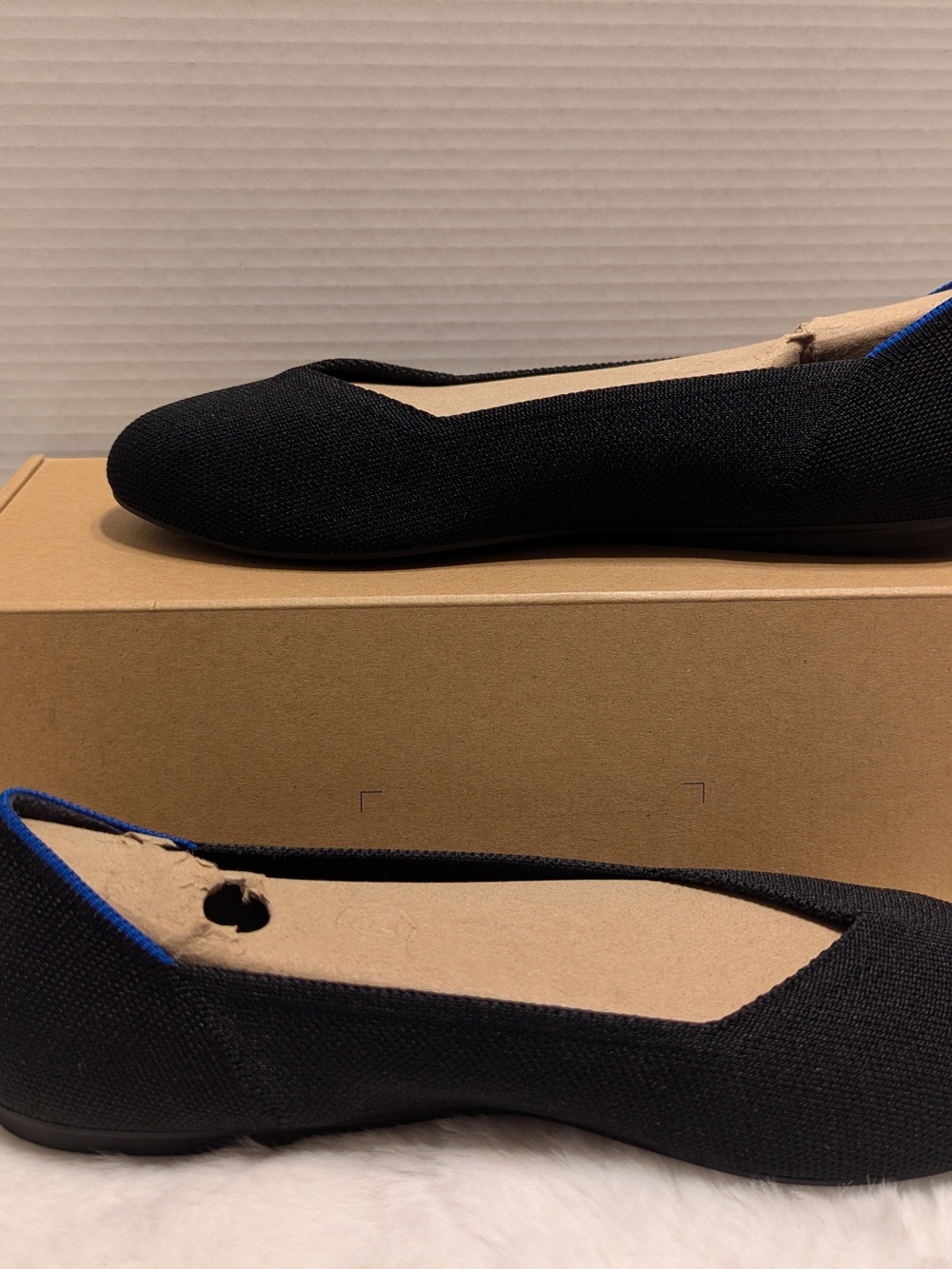 NIB Rothy's The Flat – Solid Black Ballet Flats